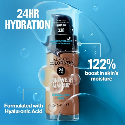 Revlon ColorStay Makeup for Normal/Dry Skin with SPF 20 110 Ivory  1 fl oz - Imperfect Container