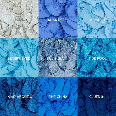 ColourPop 9-Pan Eyeshadow Palette Blue Moon 0.3oz - Missing Box