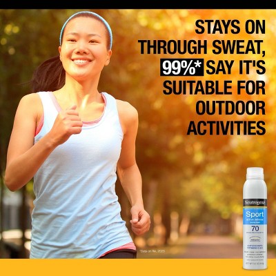 Neutrogena Ultimate Sport Body Spray Sunscreen SPF70 5oz - Imperfect Container