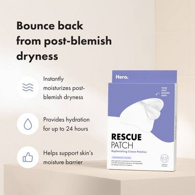 Hero Cosmetics Rescue Patch 6ct - New