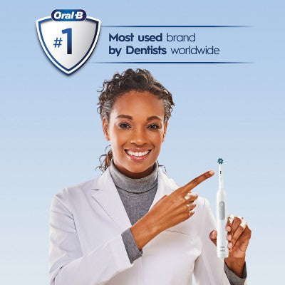Oral-B Pro 1000 Electric Power Rechargeable Battery Toothbrush White - Imperfect Box
