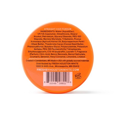 FRESH by Houston White Pomade for Straight Hair 3oz - New