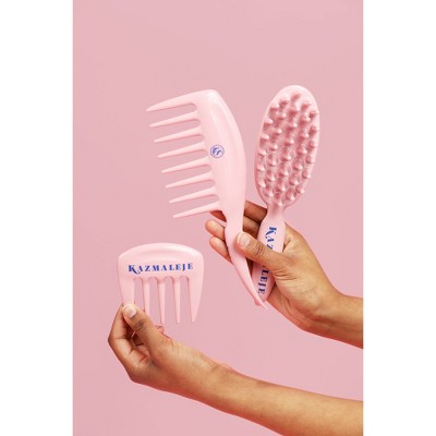KAZMALEJE Kurlsplus Hair Comb Rose - New