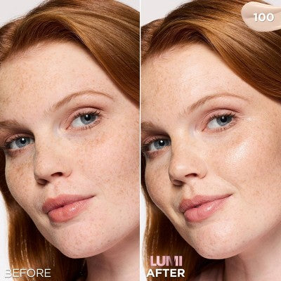 L'Oreal Paris Lumi Le Glow Tint Liquid Skin Tint 100 Cool 0.84 fl oz - Imperfect Container