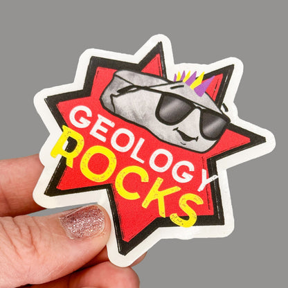 Hales Yeah Design Geology Sticker ~3" at Longest Edge