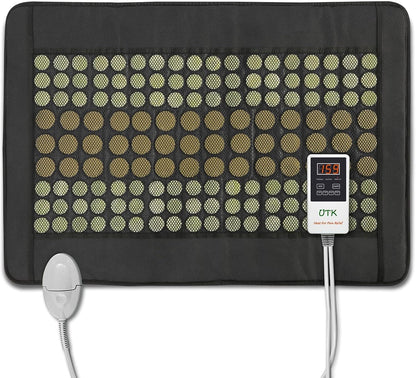 Far Infrared Natural Jade and Tourmaline Heating Pad, 31" x 21"