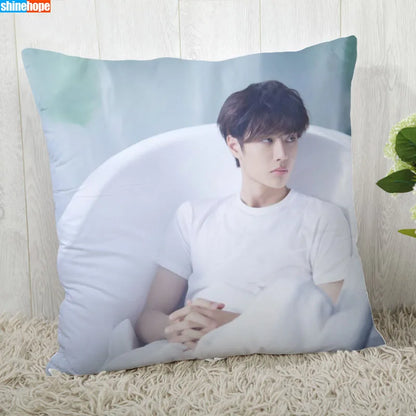 Custom Pillow Cover – YiBo Wang Modern Decorative 45x45cm Pillowcase