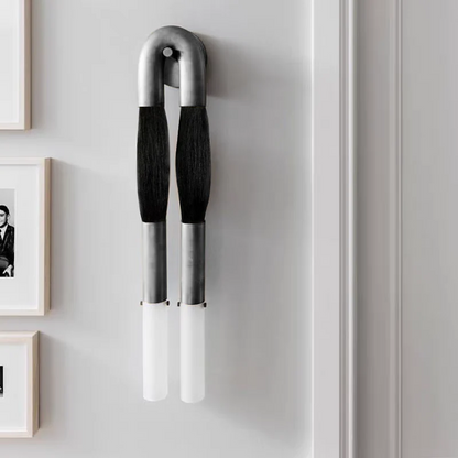 Modern Brass and Glass Wall Sconce
