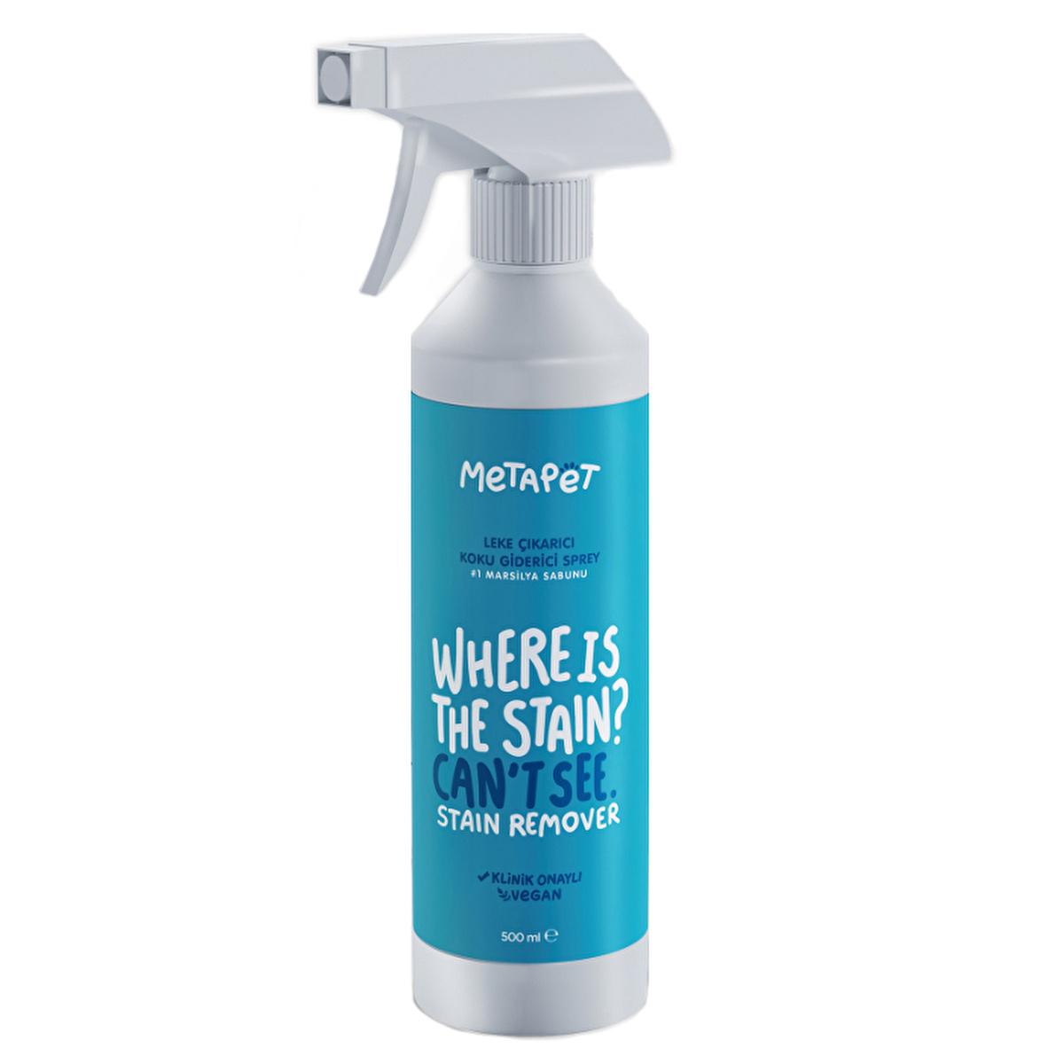 Metapet Pet Stain and Odor Remover Spray - Effective, Non-Toxic, and Safe for Pets and Kids