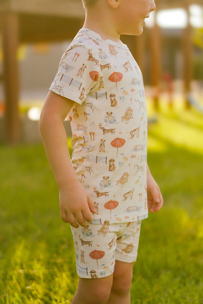 Beach Pawty 2pc Bamboo Pajamas