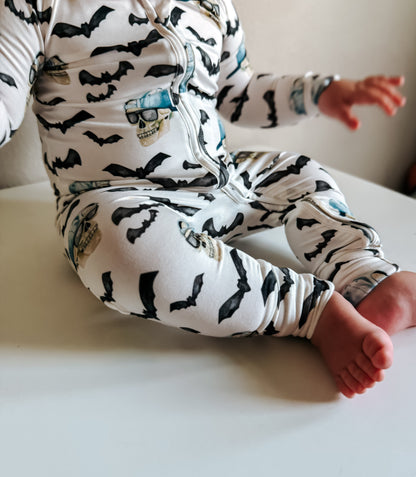Spooky Bro Bamboo Zippy Pajamas