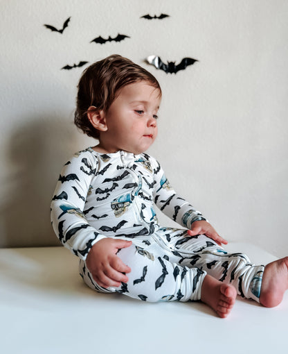 Spooky Bro Bamboo Zippy Pajamas