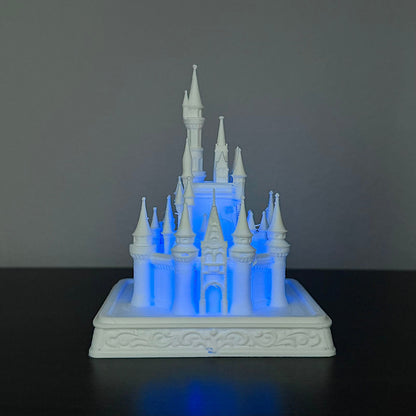Princess Castle Nightlight – PLA 3D Printed Lamp