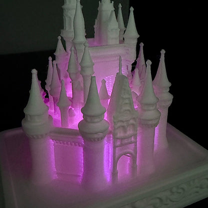 Princess Castle Nightlight – PLA 3D Printed Lamp