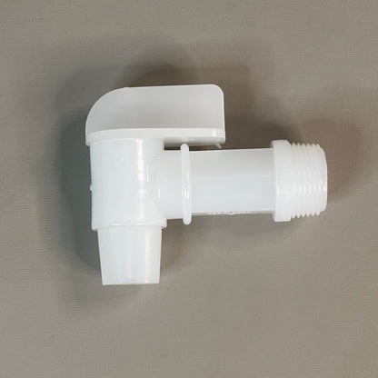 REIKE Flo-Rite Faucet 3/4" 10-PACK Plastic Drum, Barrel, Jug Faucet, Spigot White (New)
