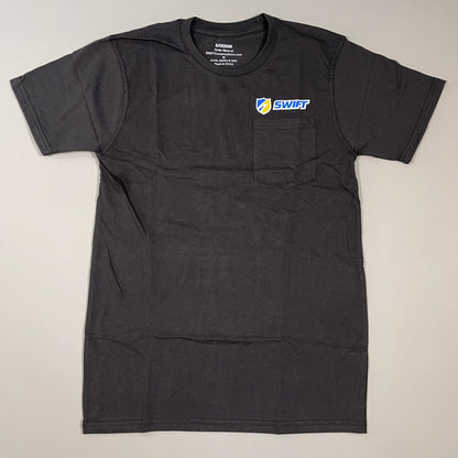 SWIFT Transportation Driver T-Shirt w/Pocket Unisex Sz M Black SW-170 (New Other)