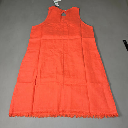 TOMMY BAHAMA Two Palms Linen Shift Short Dress Sz XS Burnt Coral TW615379 (New)