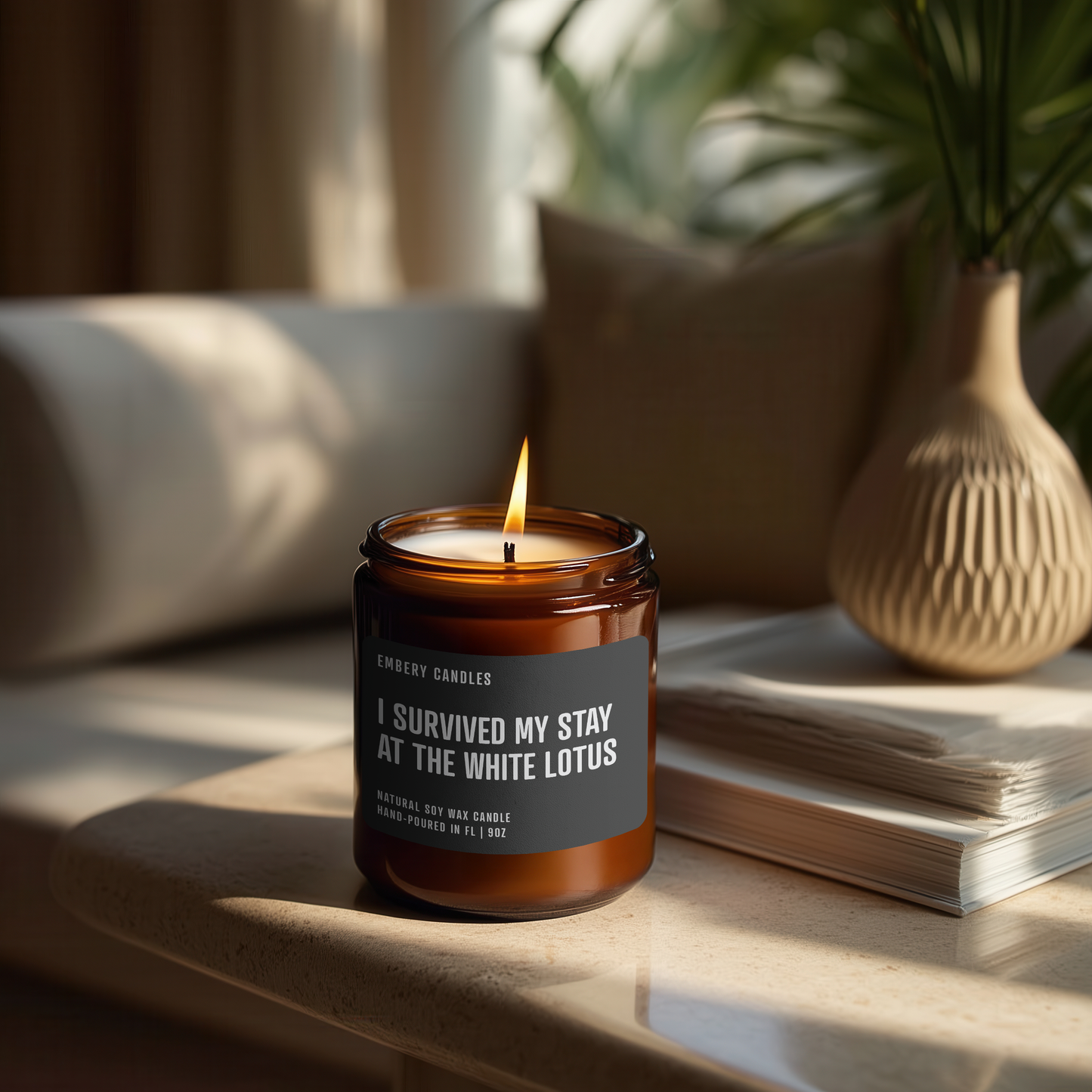 I Survived The White Lotus | Soy Wax Scented Candle