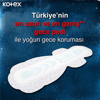 Kotex Ultra Ekstra Uzun Gece Hijyenik Ped - Comfortable, Reliable Menstrual Protection