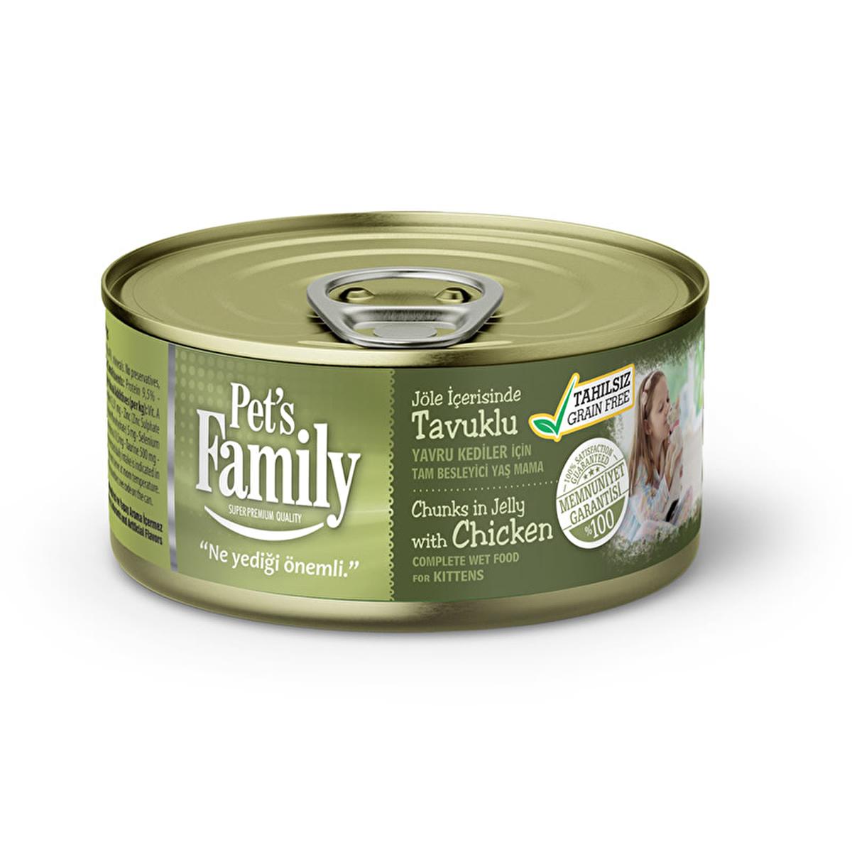 Pet's Family Grain-Free Kitten Food - Chicken-Based, Natural, Wet Cat Food for Kittens