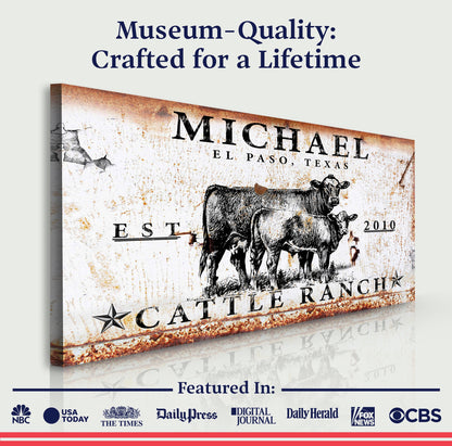 Cattle Ranch Sign II