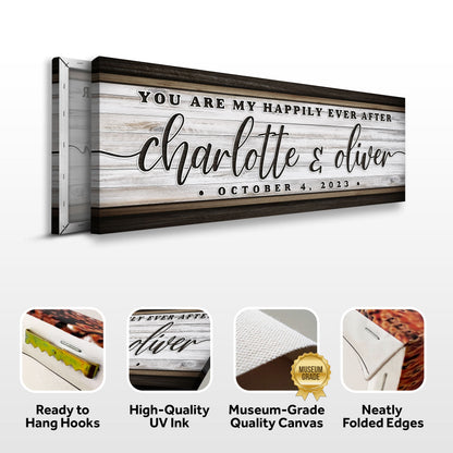 Personalized Happily Ever After Couple Sign II