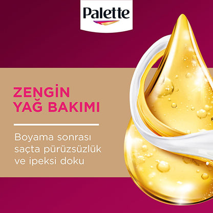 Palette Deluxe Yakut Kızılı Hair Dye - Long-Lasting Rich Ruby Red Hair Color
