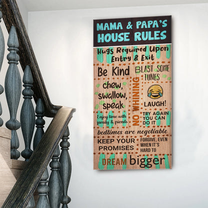 Patio Rules Sign