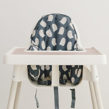 Black Ghost Print IKEA Antilop Cushion Cover - Optional Custom Embroidery!