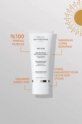Esthederm Mineral Sunscreen - 100% Mineral Filter Protection, Ultra High SPF - Esthederm No Sun 50ml