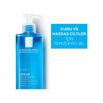 La Roche Posay Lipikar Gel Lavant Gentle Face & Body Cleanser for Sensitive Skin - 13.53 fl oz