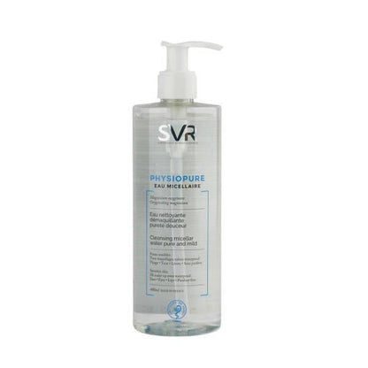 SVR Physiopure Cleansing Micellar Water - Gentle Makeup Remover for Sensitive Skin, 13.53 fl oz