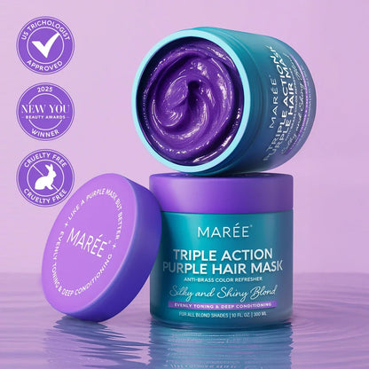 Purple Mask for Blonde Hair
