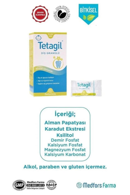 Tetagil Teething Granules - 36 Sachets