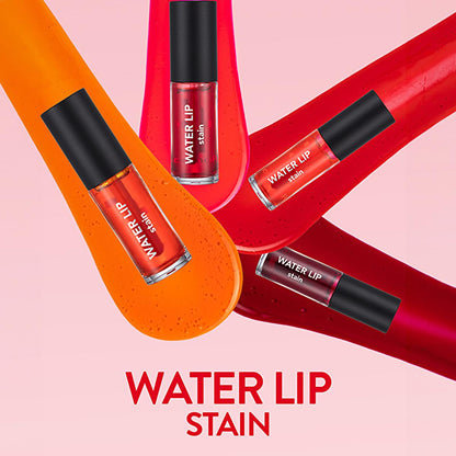 Flormar Water Lip Stain 004 Orange Juice - Long-Lasting Lip and Cheek Tint with Matte Finish