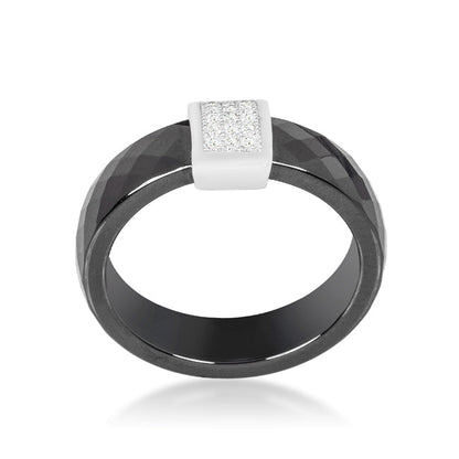 Cubic Zirconia Filigree Hearts Ring