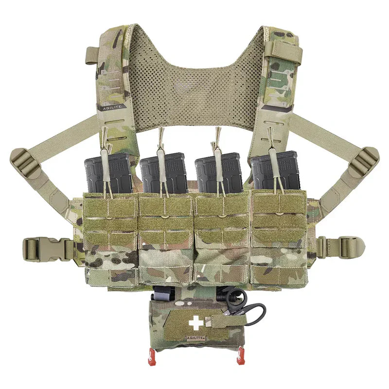 Agilite Reaper Rig - Fully Modular & Scalable Chest Rig w/ Placard & MOLLE Compatible