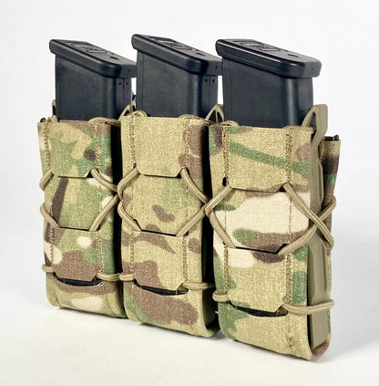 HSGI GEN 2 Triple Pistol TACO - 20% Lighter for Faster Reloads - Plate Carrier & Belt Setup
