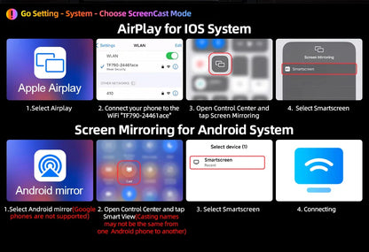 Vtopek Carplay Screen for Car, 11.3" HD Portable