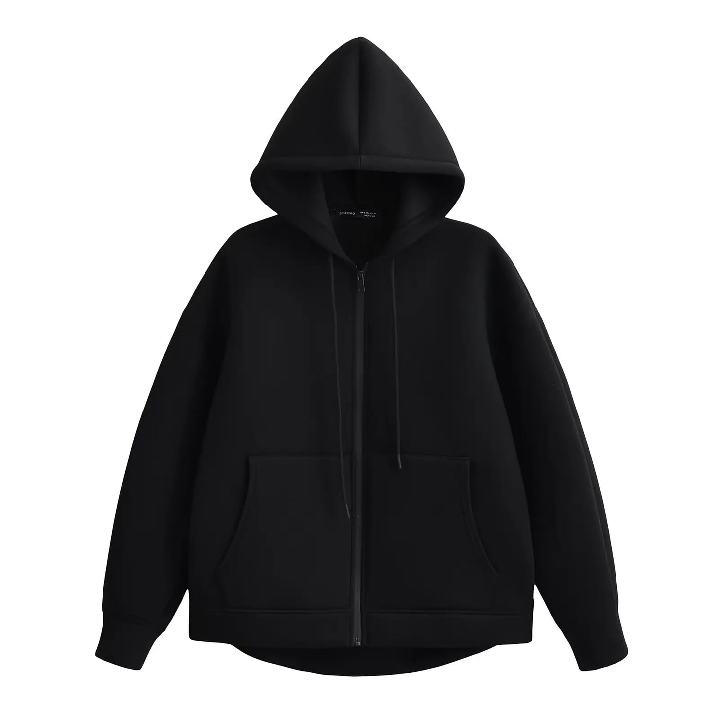Zip Up Hoodies Women – Oversized Autumn Hooded Sweatshirt