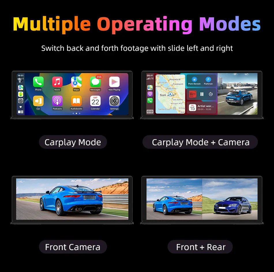 Vtopek Carplay Screen for Car, 11.3" HD Portable
