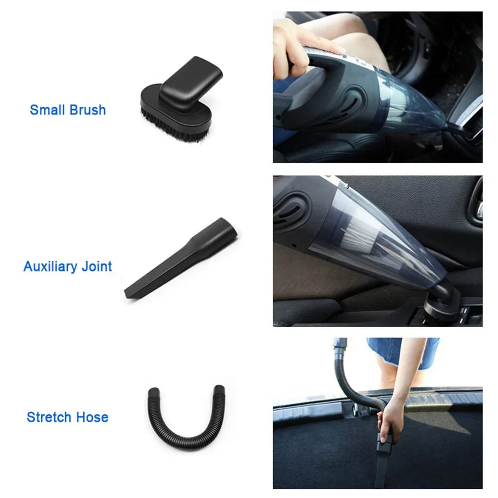 12000Pa Cordless Handheld Vacuum Cleaner Wet Dry USB Rechargeable for Car