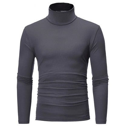 Men’s Thermal Shirt – Slim Fit High Neck Long Sleeve Winter Top