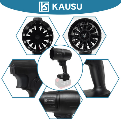 Cordless Electric Blower Jet Fan Lithium Battery Powered Handheld Dust Leafs Snow Removal Power Tool For Makita 18V Battery