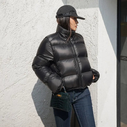 Winter Clothes Women Warm Cropped Jacket