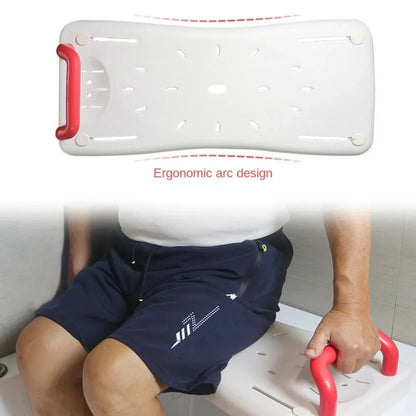 With Handle Bathtub Shower Board Adjustable Non -slip Bathtub Bench With Rounded Corners Bath Sitting Board For Disabled People