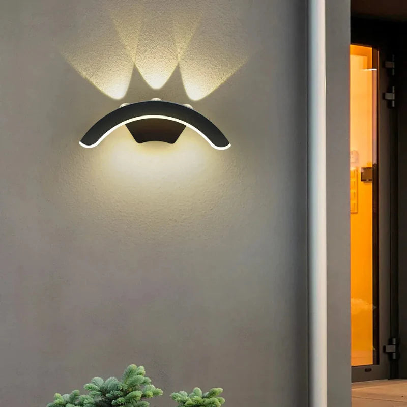 Outdoor Wall Light IP66 Waterproof 10W LED Sconce for Garden & Balcony
