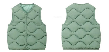 Kids Winter Vest – Warm Outdoor Padded Waistcoat