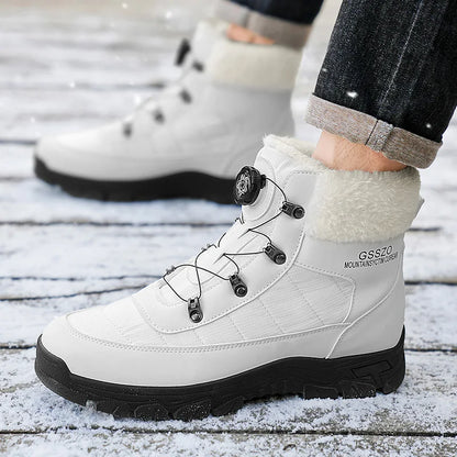 Mens Winter Snow Boots – Warm Durable Outdoor Shoes