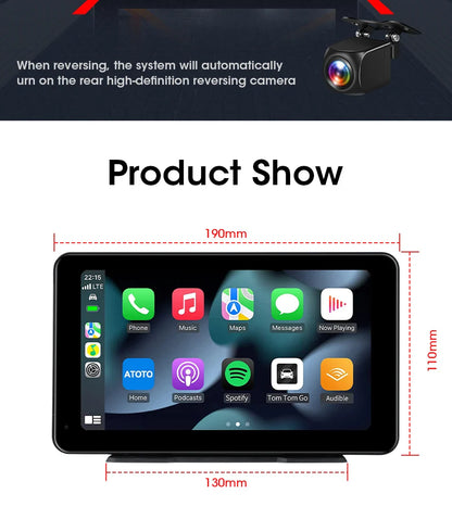 Vtopek Carplay Screen for Car, 11.3" HD Portable